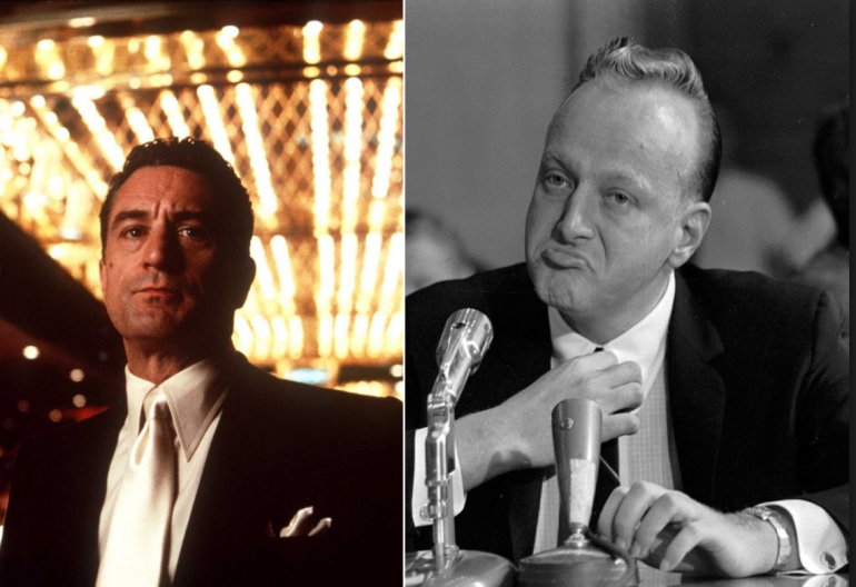 de niro playing rosenthal in Casino movie